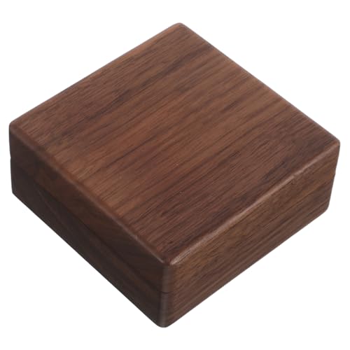 Caja de madera para monedas Abaodam estuche de regalo para numismáticos