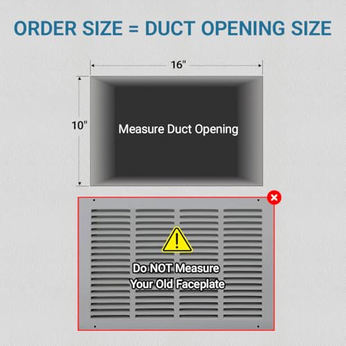 Grille d'aération durable en acier laqué pour remplacer vos bouches usées - 4