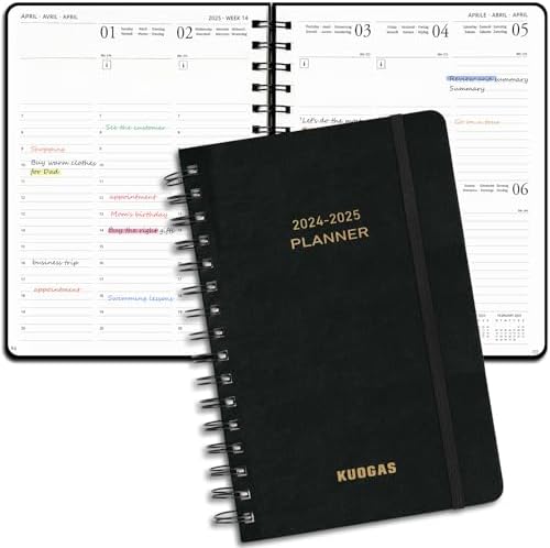 Agenda 2025 Settimanale E Mensile - Planner 17 Mesi Da Agosto 2024 A Dicembre 2025, Formato A5 - Foto 2