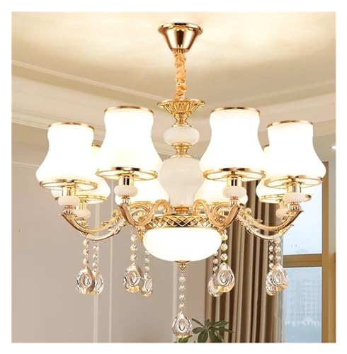 Lustre LED cristal salon pour remplacer un éclairage terne