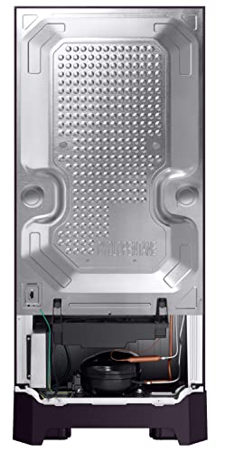 Image of Samsung 189 L, 5 Star, Digital Inverter, Direct-Cool Single Door Refrigerator (RR21C2H25CR /HL, Red, Camellia Purple, Base Stand Drawer)