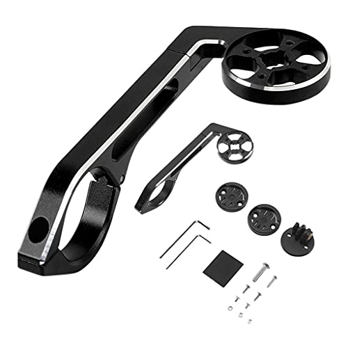 Milageto Fietscomputer GPS Cycling Mount Uitgebreide Verstelbare Stam Extension Road For Bike Phone, zwart - Image 4