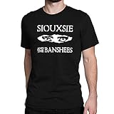 Generic Men's Women's Youth Shirt Siouxsie W and W The W Banshees Cool Design Shirt Top Basic Tee Large