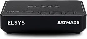 Receptor Digital de TV via satélite, Full HD, com gravador, Bivolt, Entrada USB (Fotos, Músicas e Vídeos), Elsys, ETRS72 - Satmax 6