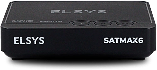 Receptor Digital de TV via satélite, Full HD, com gravador, Bivolt, Entrada USB (Fotos, Músicas e Vídeos), Elsys, ETRS72 - Satmax 6