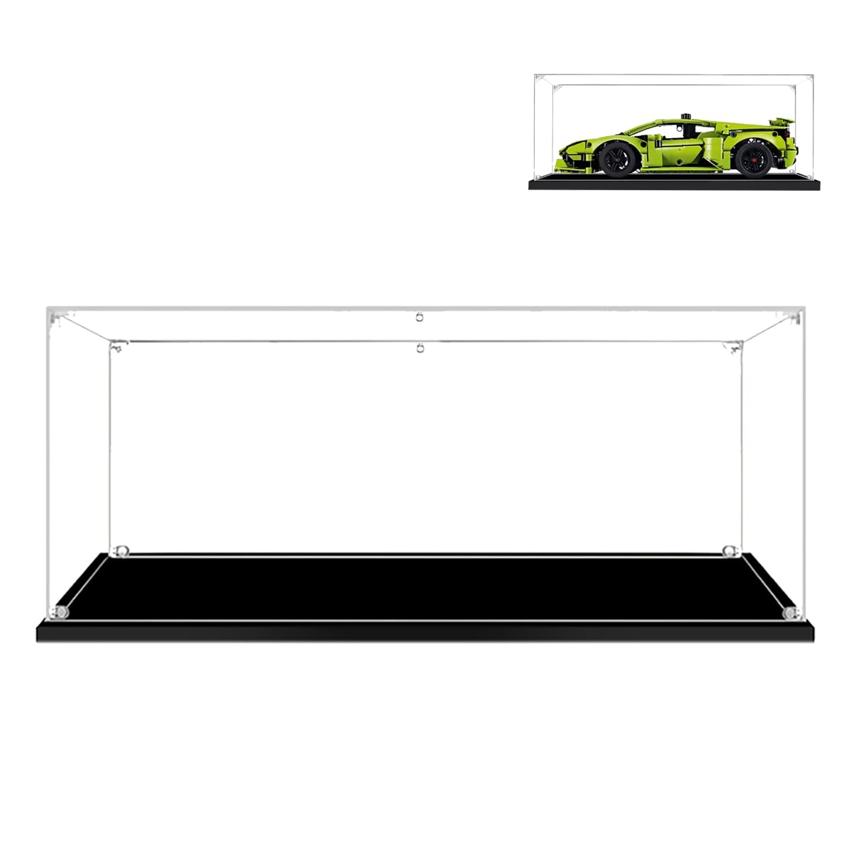 Teca Vetrina Espositiva per Lego Lamborghini-Huracán 42161 Modello‌