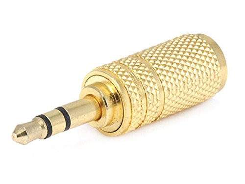 Monoprice 107160 3.5Mm Stereo Plug To 3.5Mm Mono Jack Adaptor, Gold Plated #TOP7