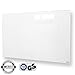 Produktbild VASNER Citara Glas Infrarotheizung 700 Watt weiß 62 x 92 cm, Wandmontage mit Sicherheitshalterung und Sicherheitsglas, Glasheizung Flächenheizung Elektroheizung
