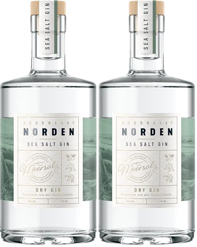 Doornkaat I Norden Sea Salt Gin I 3 Botanicals I Wacholder, Hagebutte und Sanddorn I Feine Note von...