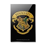 Harry Potter Ilustrated Hogwart's Crest Rectangle Acrylic Fridge Refrigerator Magnet
