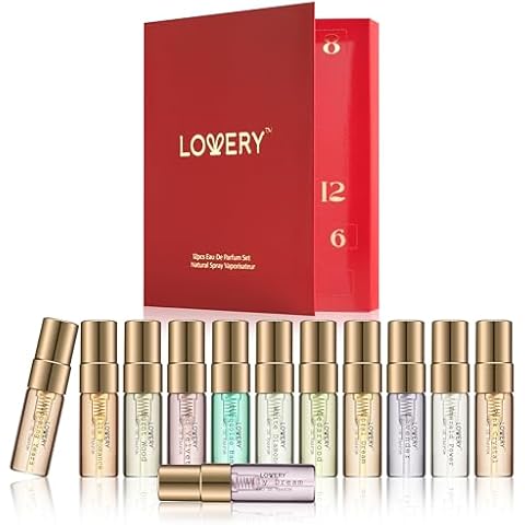 LOVERY 12pc Perfume Sampler Set Cover