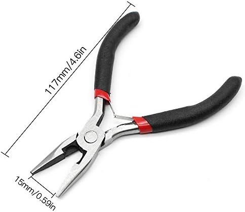 YapitHome Jewellery Pliers Mini Needle Nose Pliers Jewellery Making Tools Craft Pliers for Precision Work DIY Hobbies and Crafts