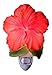 Ibis & Orchid Red Hibiscus Night Light #50068