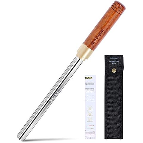 Baroque Fret Crowning Files Diamond, Guitar Fret Crown Dressing File, Fret Repairing Tools, Luthier Tools, Improved 3rd Generation, with 3 Sizes for Guitars, Ukuleles, Bass, Banjo, Mandolin Cover