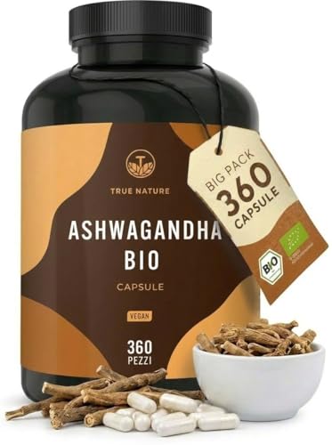 Ashwagandha Bio - 360 Capsule - Alto Dosaggio