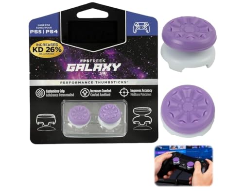 FPS pour Manette PS4 Et PS5 | Optimisation De La Précision avec 2 Joysticks Performance: Convexe Taille Haute Et Mi-Haute | Grip Anti-Dérapant Et Confort...