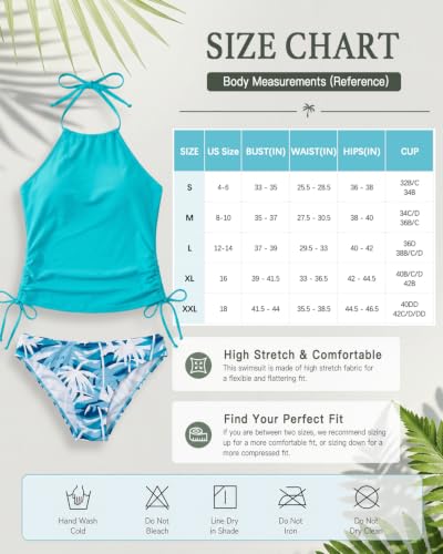 Image of Womens Two-Piece Tankini Set Cow Skull with Leopard Print Sets Swimwear Tankini Top Sets Swimwear