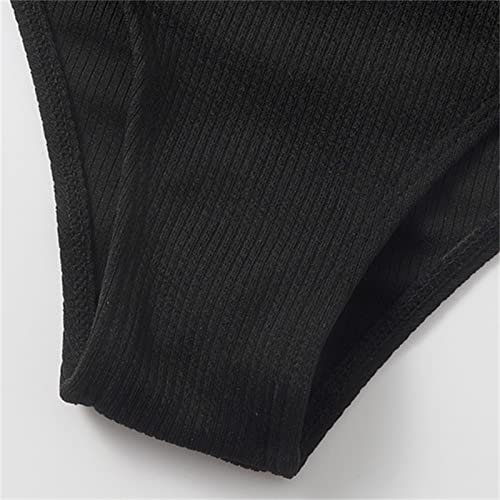 Solid Color Athletic Swimsuit for Girls 2 Piece Sport Bikini Swimwear Sets Swimming Suits Summer Bathing Suit3