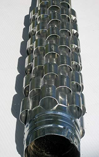 12 Stovepipe Heat Exchanger/Reclaimer/Radiators 3.6 inch Dia pellet stove pipe