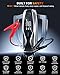 NEXPOW 6000A Jump Starter, 24000mAh Battery Jumper Starter Portable with 60W PD Fast Charging, Powerful Car Jump Box with 3.2″ HD Display, DC Output, for 12V All Gas Engines/Up to 12L Diesel