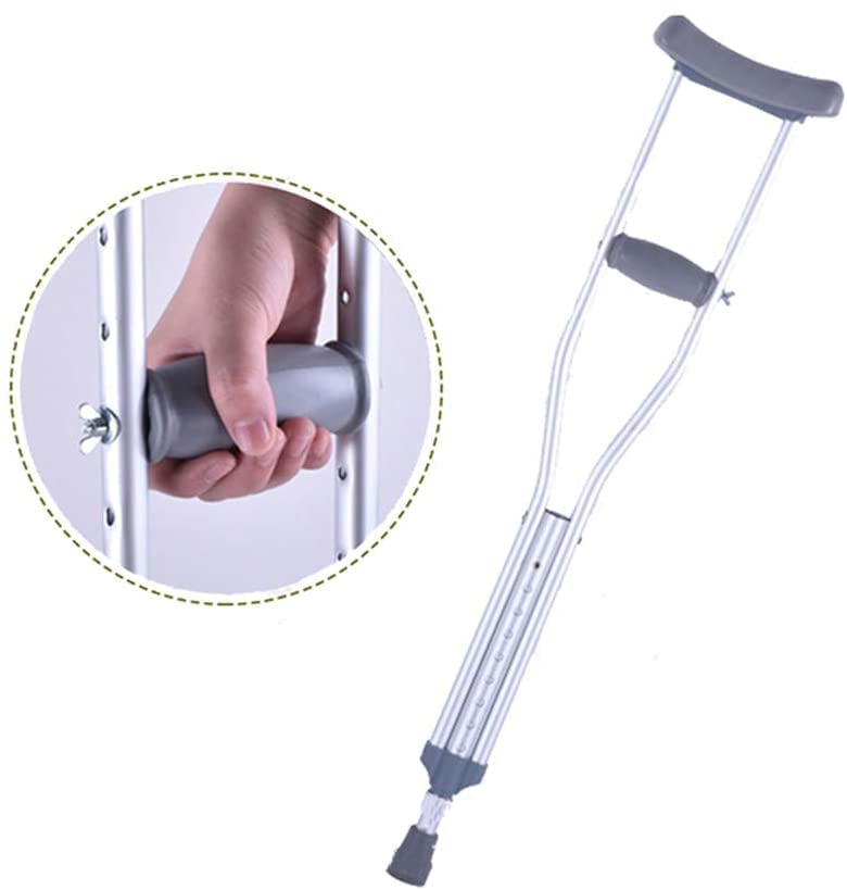 Kule dla dorosłych Pod pachami Kule pod pachami z regulacją Kule aluminiowe Kule pod pachami osoba niepełnosprawna o kulach Teleskopowa laska z laską - para dla dorosłych i Lucky Star