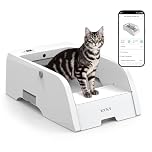 KYKY Self Cleaning Litter Box, Upgraded Automatic Cat Litter Box Self Cleaning That Can Use Clumping Cat Litter, Anti Pinch and Odorless Electric Litter Box
