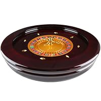 Roue De Roulette En Bois 30,5 Cm – Plateau De Casino Portatif Pour Soirée Jeux, Design élégant Et Robuste