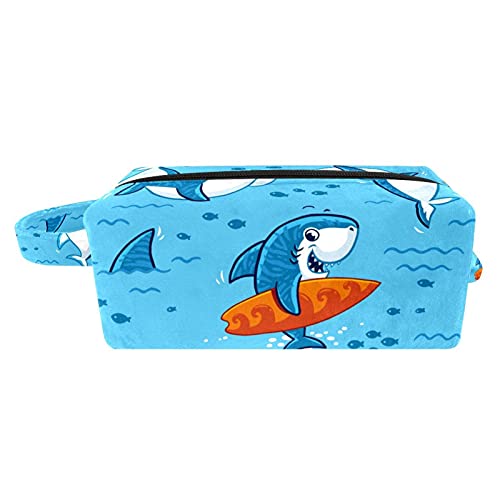 Bolsas de cosméticos portátiles de viaje, bolsa para cepillos con asa de transporte, colorido arcoíris con purpurina, organizador de accesorios para mujeres y niñas, Multicolor 04, 8.2x3.1x3.5