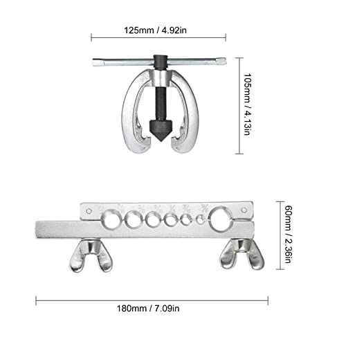 Expander Tool Kit Dilator Flanging And Expanding Device Manual Expansion Tube Reamer For Air Conditioning Installation, Air Energy Water Heater, Refrigerator Maintenance #TOP1