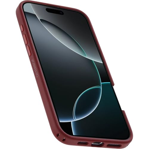 Image of OtterBox iPhone 16 Pro Max Symmetry Series Case - Brick Red - Ultra-Thin, Sleek iPhone Case, MagSafe Compatible, Best Aesthetic iPhone Cases