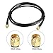 uxcell Antenna Extension Cable SMA Male to SMA Male Coaxial Cable RG58 50 Ohm 6 ft 2pcs