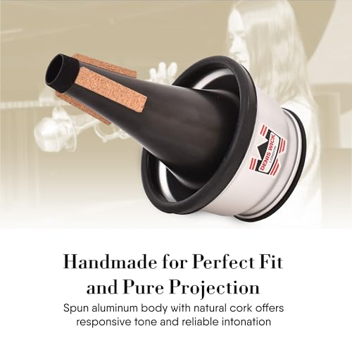 image for Denis Wick Adjustable Cup Mute for Trumpet or Cornet, 5531 - Hand-Spun