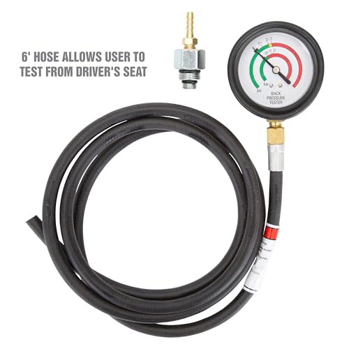 image for OEMTOOLS 37263 Exhaust Back Pressure Tester/Gauge Kit, Exhaust Gauge D