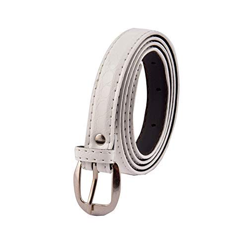 stylisty ind Women's,Ladies's,Girl's Belt For Jeans, Women's Belt for Dresses Casual/Formal White Color Belt Free Size Fit on Upto 34inch(White Women Belt-RN213)-picture-34
