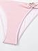 Women's Lace-up Bikini Set Solid Color Heart-Shaped Diamond Fashion Sexy Two-Piece Swimsuit Pink S