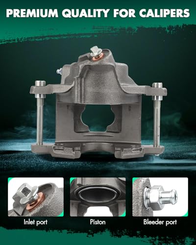 Image of SCITOO 184126 Front Right Disc Brake Caliper Assembly Without Bracket For Cadillac,For Chevy,For GMC