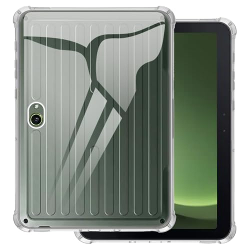 OAGELIM Case Compatible with Samsung Galaxy Tab Active Pro SM-T540 Wi-Fi 10.1 2019, Lightweight Soft TPU, Anti-Scratch Ultra Slim Protective Tablet Cover, Shockproof Shell Impact Resistant(Clear)