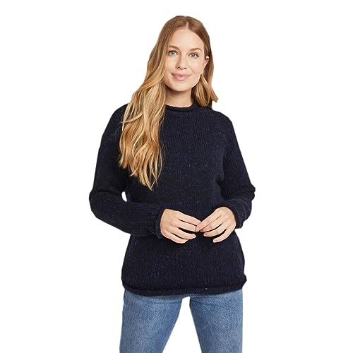 Image of Aran Woollen Mills Roll Neck Sweater for Women