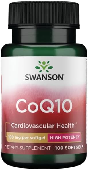 Miniatura 4 de Swanson CoQ10 - Apoyo antioxidante energético - Suplemento de coenzima Q10 - (100 cápsulas blandas, 100 mg cada una)
