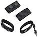 TACNEX Belt Keepers with Double Snaps for 1.75 inch Wide Nylon Duty Belt Tactical Police Leo Belt Accessories 4 PCS (Black, 1.75 inch(4 PCS))