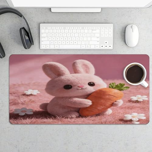 Pad de escritorio impermeable Bubblegum Pink 30x60 cm miniatura 5