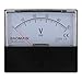Baomain Voltmeter DH-670 DC 0-50V Rectangular Class 2.0 Analog Panel Volt Voltage Meter