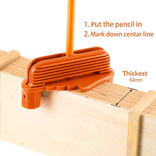 image for Aubric Center Scriber Line Scriber Woodworking Marking Offset Marking 