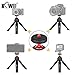 KIWIFOTOS Universal Mini Camera Tripod with 360° Ball Head Table Tripod for X100VI X100V with 1/4 Inch Screw for ZV-1 RX100 DSLR Phone Webcam Vlog