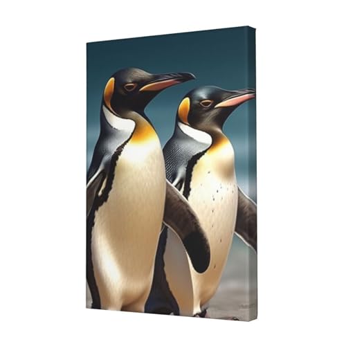 Impression sur toile pingouin LPSRTWE 30x45 cm pour decoration de salon