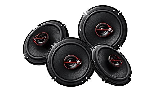 Image of Pioneer Ts-R1651D-2 300 Watts Wired Coaxial Speaker - Black