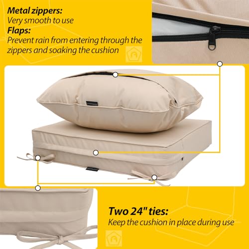 Aaaaacessories Outdoor Deep Seat Cushions For Patio Furniture thumb #3