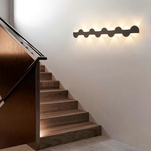 Aplique de pared LED interior moderno de 42cm con luz cálida decorativa de 3000K