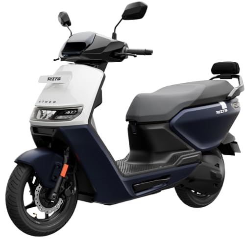 Image of Ather Rizta Z 159 KM IDC range in Pangong Blue Duo booking for Ex-Showroom