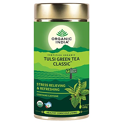 Organic India The Tulsi Green Tea, 100g